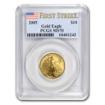 2005 1/4 oz American Gold Eagle MS-70 PCGS (FS)