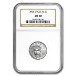 2005 1/4 oz American Platinum Eagle MS-70 NGC