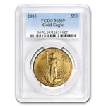 2005 1 oz American Gold Eagle MS-69 PCGS
