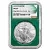 2005 American Silver Eagle MS-69 NGC (Green Holder)