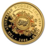 2005 Australia 1 oz Proof Gold Nugget
