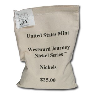2005-D American Bison Nickel $25 U.S. Mint Sealed Bag