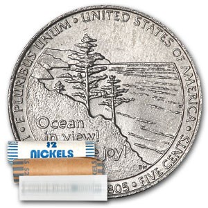 2005-D Ocean in View Nickel 40-coin Roll BU
