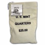 2005-D Oregon State Quarter $25 Sealed Mint Bag BU