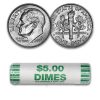 2005-D Roosevelt Dime 50-Coin Roll BU