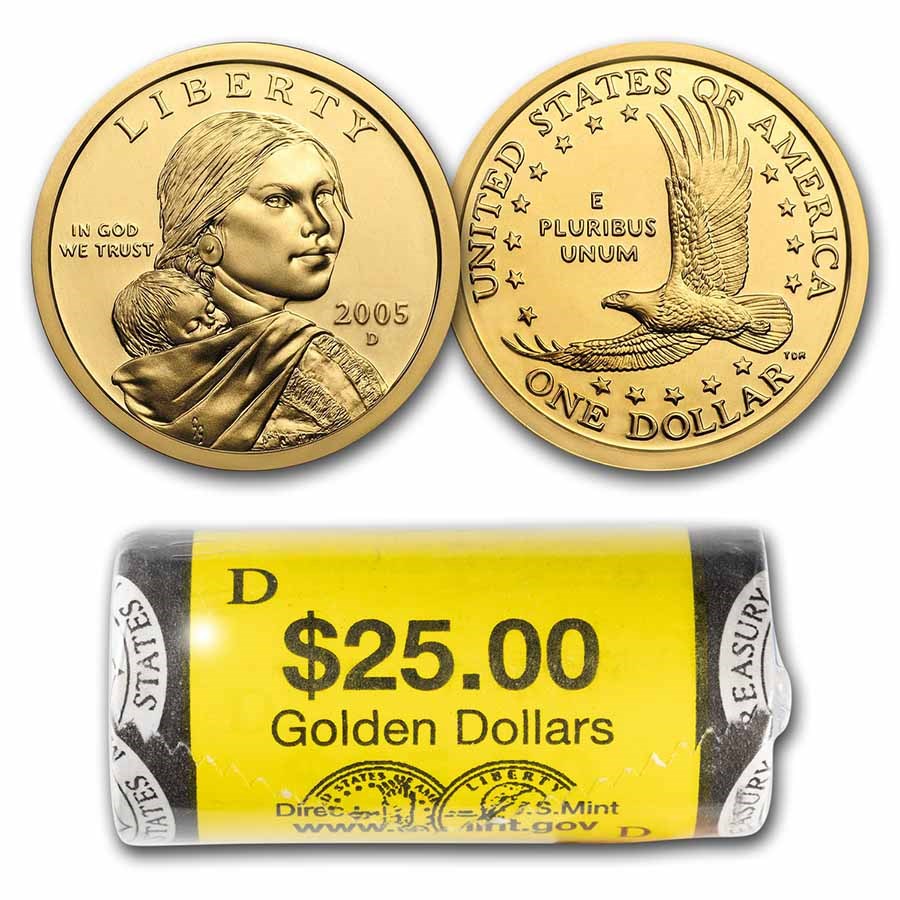 2005-D Sacagawea Dollar (25-Coin Roll) BU