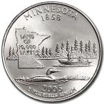 2005-P Minnesota State Quarter BU