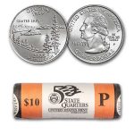 2005-P Oregon Statehood Quarter 40-Coin Mint Wrapped Roll BU