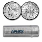 2005-P Roosevelt Dime 50-Coin Roll BU