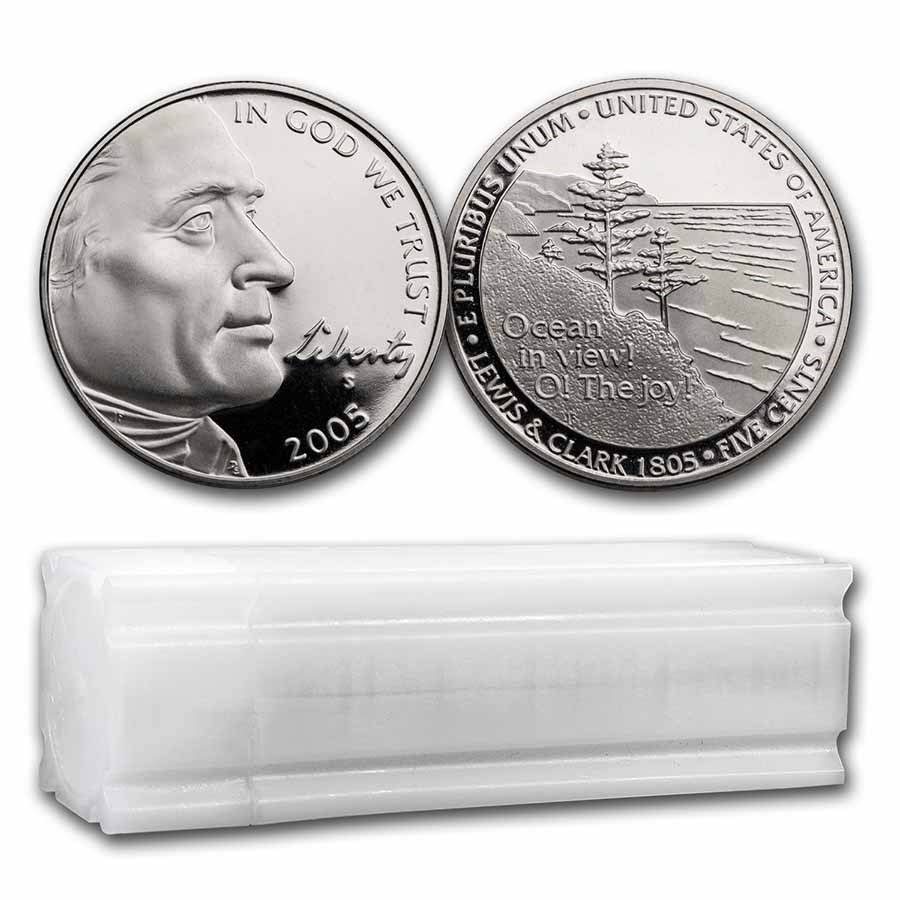 2005-S Ocean in View Nickel 40-Coin Roll Proof