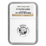 2005-W 1/10 oz Proof American Platinum Eagle PF-70 UCAM NGC