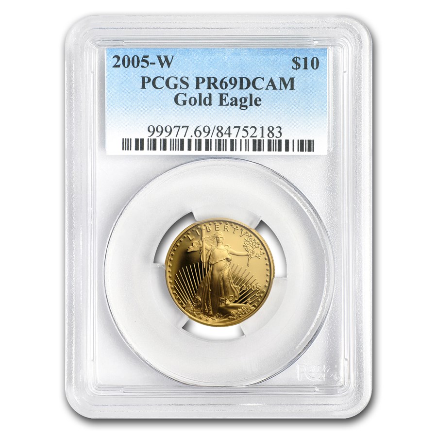 2005-W 1/4 oz Proof American Gold Eagle PR-69 PCGS