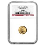 2006 1/10 oz American Gold Eagle MS-69 NGC (First Strikes)