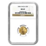 2006 1/10 oz American Gold Eagle MS-69 NGC