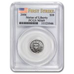 2006 1/10 oz American Platinum Eagle MS-69 PCGS (FirstStrike®)