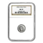 2006 1/10 oz American Platinum Eagle MS-70 NGC