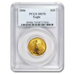 2006 1/4 oz American Gold Eagle MS-70 PCGS