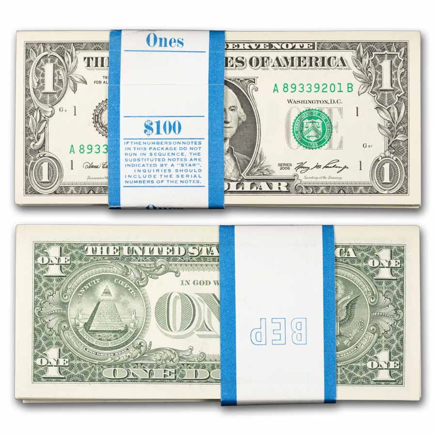 2006 (A-Boston) $1 FRN CU (Fr#1932-A) 100 Consecutive
