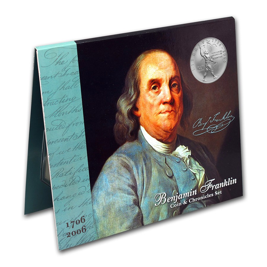 2006 Benjamin Franklin Coin & Chronicles Set BU (w/Box & COA)