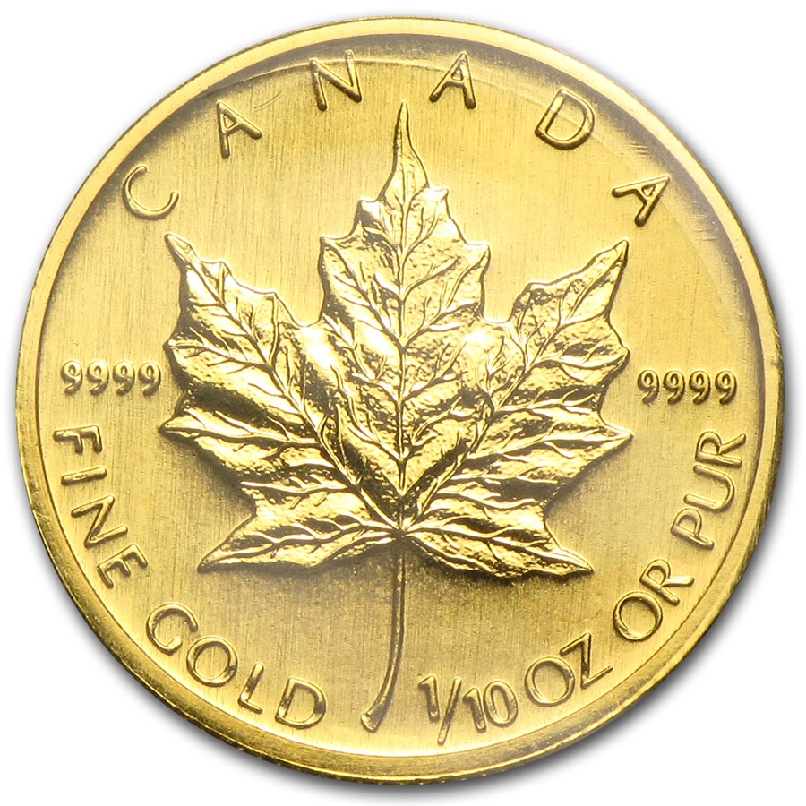2006 Canada 1/10 oz Gold Maple Leaf BU