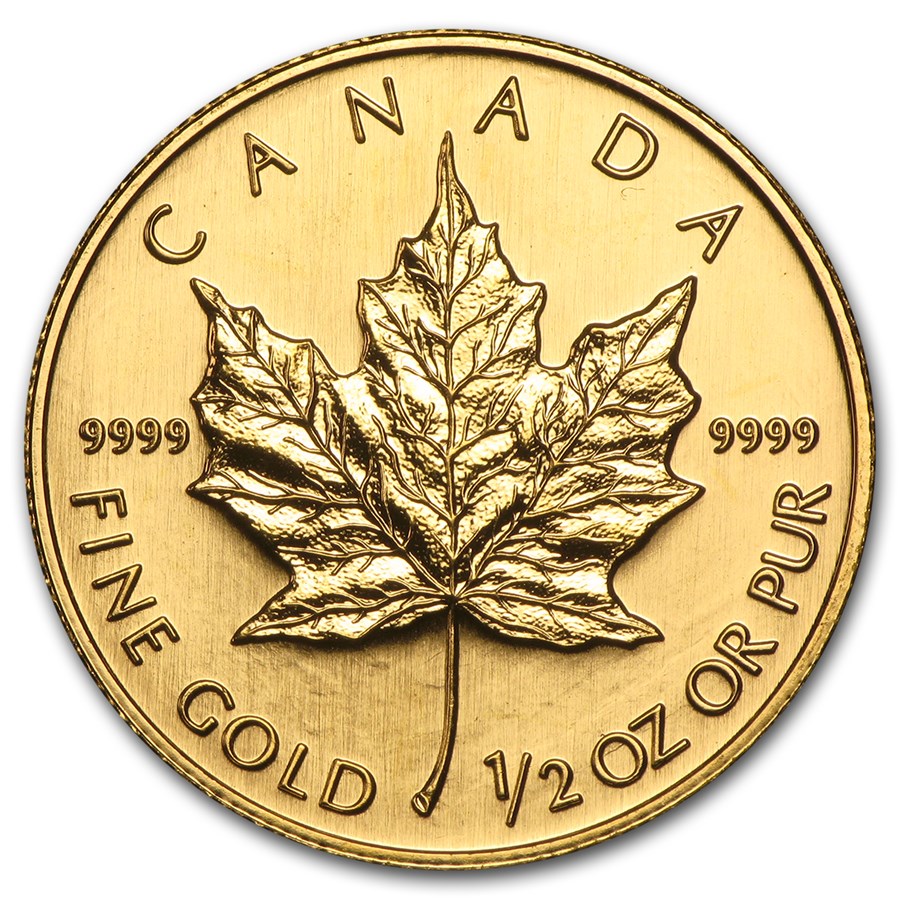 2006 Canada 1/2 oz Gold Maple Leaf BU