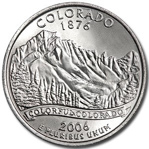 2006-D Colorado State Quarter BU
