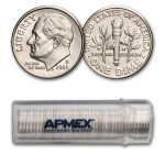 2006-D Roosevelt Dime 50-Coin Roll BU
