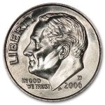 2006-D Roosevelt Dime BU