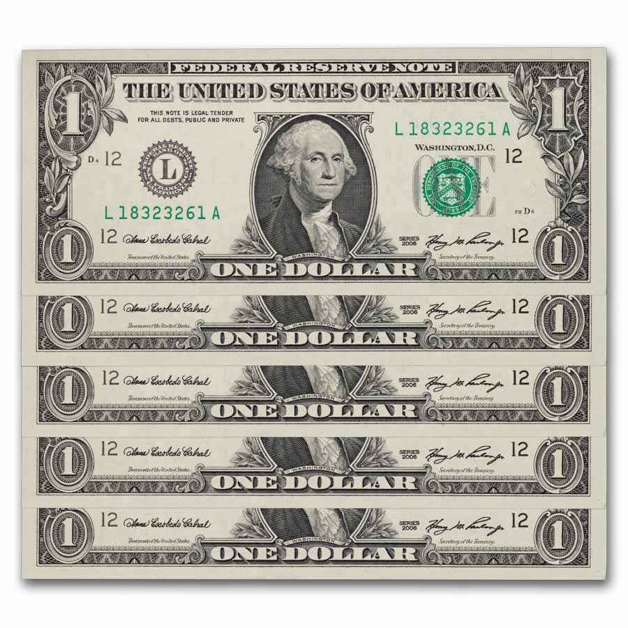 2006 (L-San Francisco) $1.00 FRN CU (Fr#1933-L) 40 consecutive
