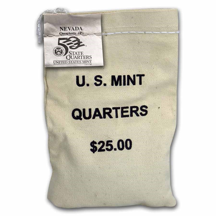 2006-P Nevada State Quarter $25 Sealed Mint Bag BU