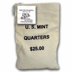 2006-P South Dakota State Quarter $25 Sealed Mint Bag BU