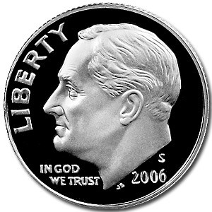 2006-S Silver Roosevelt Dime Gem Proof