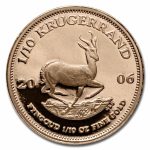 2006 South Africa 1/10 oz Proof Gold Krugerrand (w/ Box & COA)