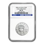 2006-W 1/2 oz Burnished American Platinum Eagle MS-70 NGC (ER)