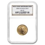 2006-W 1/4 oz Burnished American Gold Eagle MS/SP-69 NGC
