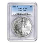 2006-W Burnished American Silver Eagle MS-69 PCGS