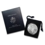 2006-W Burnished American Silver Eagle (w/Box & COA)