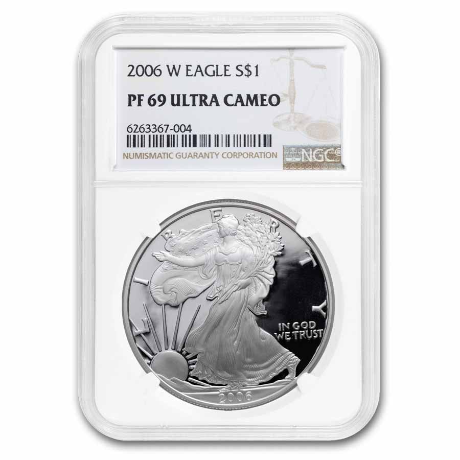 2006-W Proof American Silver Eagle PF-69 NGC
