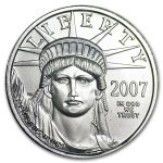2007 1/4 oz American Platinum Eagle BU