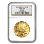 2007 1 oz Gold Buffalo MS-70 NGC