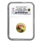 2007 Canada Gold $75 Olympics Athletes Pride PF-69 NGC