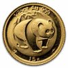 2007 China 1/25 oz Gold Panda Proof (25th Anniv, 1983)