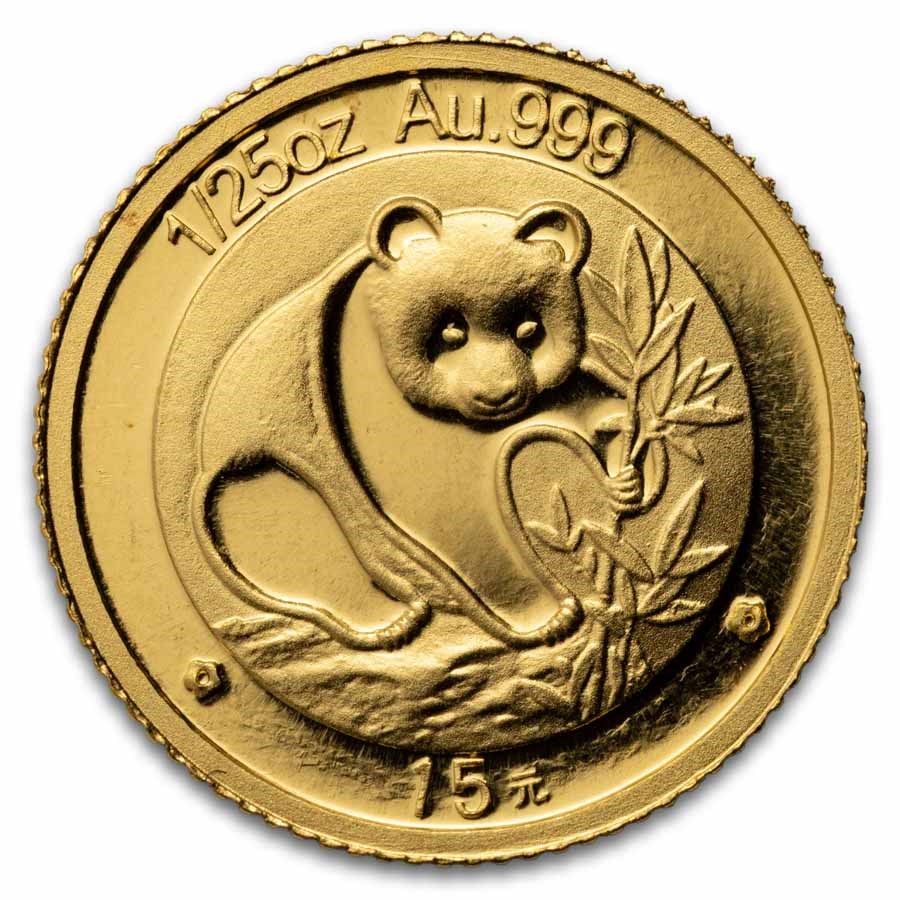 2007 China 1/25 oz Gold Panda Proof (25th Anniv, 1988)