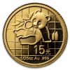 2007 China 1/25 oz Gold Panda Proof (25th Anniv, 1989)