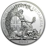 2007 Great Britain 1 oz Silver Britannia BU