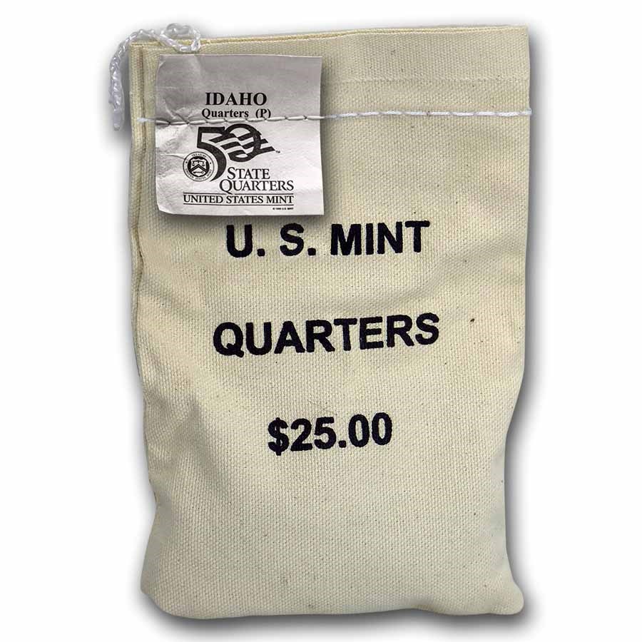2007-P Idaho State Quarter $25 Sealed Mint Bag BU