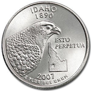 2007-P Idaho State Quarter BU