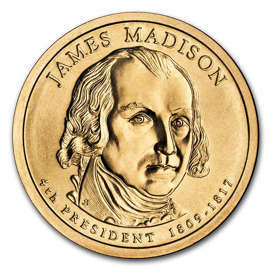 2007-P James Madison Presidential Dollar BU
