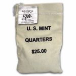 2007-P Wyoming State Quarter $25 Sealed Mint Bag BU