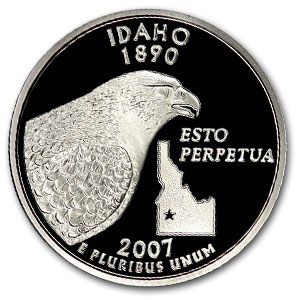 2007-S Idaho State Quarter Gem Proof